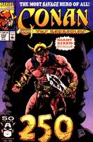 Conan the Barbarian #250 "Chaos Beneath Kuthchemes" Release date: September 17, 1991 Cover date: November, 1991