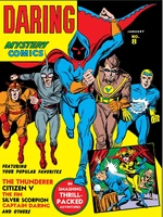 Daring Mystery Comics Vol 1 8.jpg (776 KB) Available Daring Mystery Comics #8 "V For Victory" Release date: October 25, 1941 Cover date: January, 1942