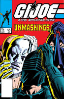 G.I. Joe: A Real American Hero #55 "Unmasking" Release date: October 9, 1986 Cover date: January, 1987