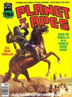 Planet of the Apes #24 "Battle for the Planet of the Apes (Part II of VII) - The Doomsday Spawn" Release date: July 20, 1976 Cover date: September, 1976