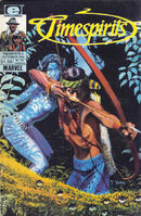 Timespirits #6 "The Jungle Beat" Release date: July 30, 1985 Cover date: September, 1985