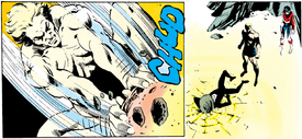 Brian Braddock (Earth-616), Slaymaster (Earth-616) and Elizabeth Braddock (Earth-616) from Captain Britain Vol 2 13 001