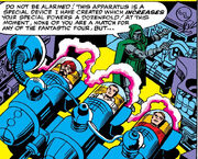 Terrible Trio gain their powers from Dr. Doom in Fantastic Four Vol 1 23
