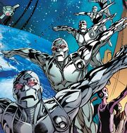 Ultron Drones from Uncanny Avengers Ultron Forever Vol 1 1 001