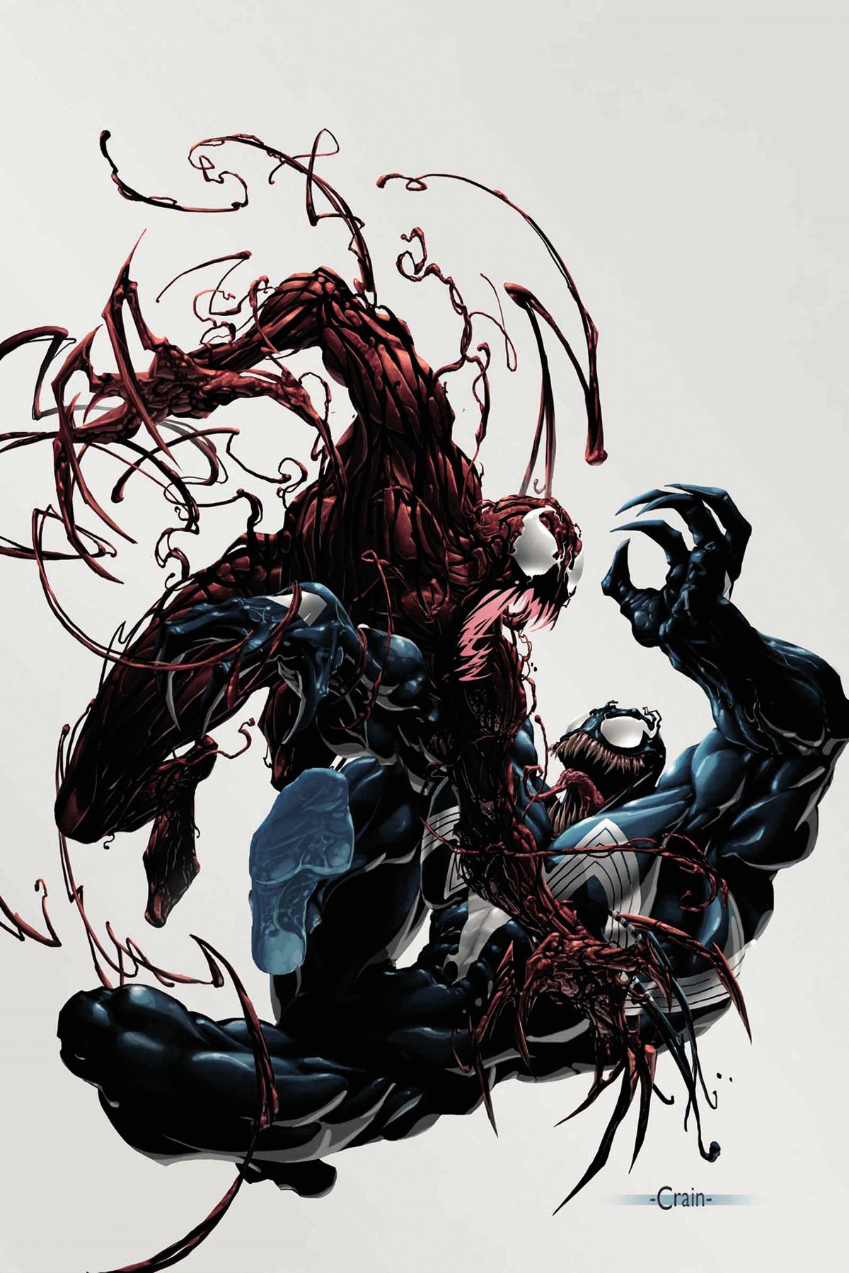 spiderman vs carnage drawings