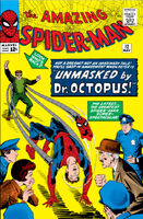 Amazing Spider-Man #12 "Unmasked By Doctor Octopus!" Release date: February 11, 1964 Cover date: May, 1964