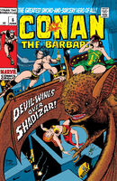 Conan the Barbarian #6 "Devil-Wings Over Shadizar" Release date: March 23, 1971 Cover date: June, 1971