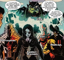 Hunt Squad (Multiverse) from Captain America and Black Widow Vol 1 638 001
