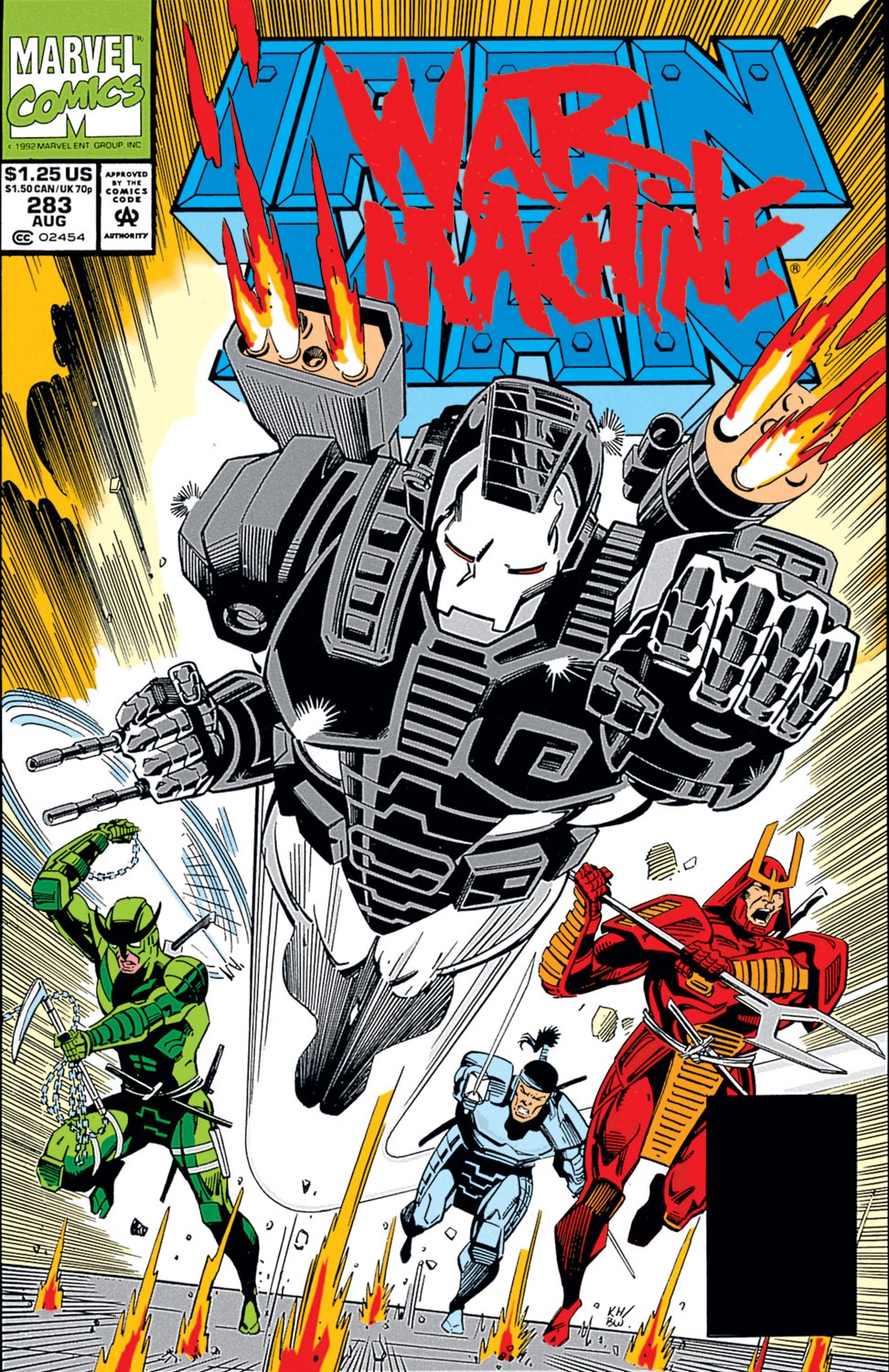 Name something War Machine does as a superhero that is equal or better than  Iron Man. (Iron Man 1968 #291 - Cover Art by Kevin Hopgood) : r/Marvel