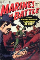 Marines in Battle #17 "Attacked from the Rear" Release date: December 13, 1956 Cover date: April, 1957