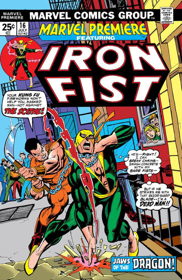 Marvel Premiere #19- IRON FIST- 1st Lee Wing F/VF: (1974) Comic