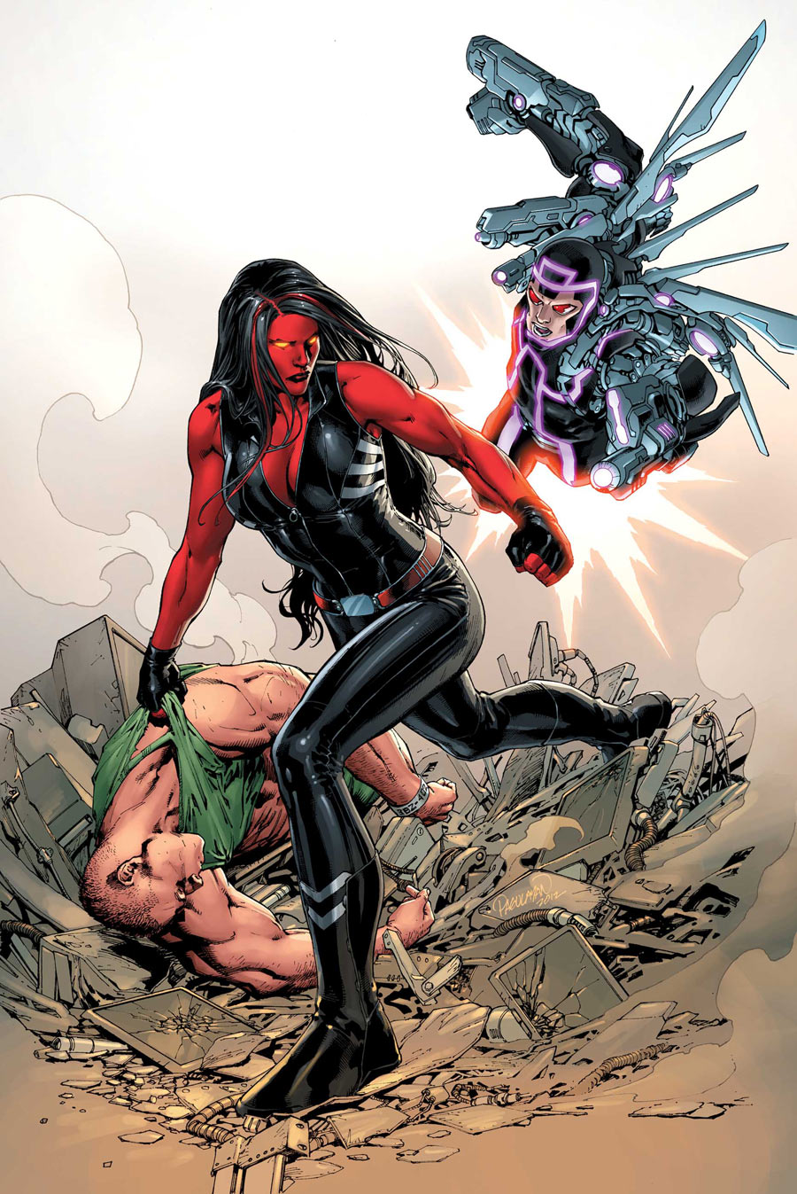 red she hulk wallpaper