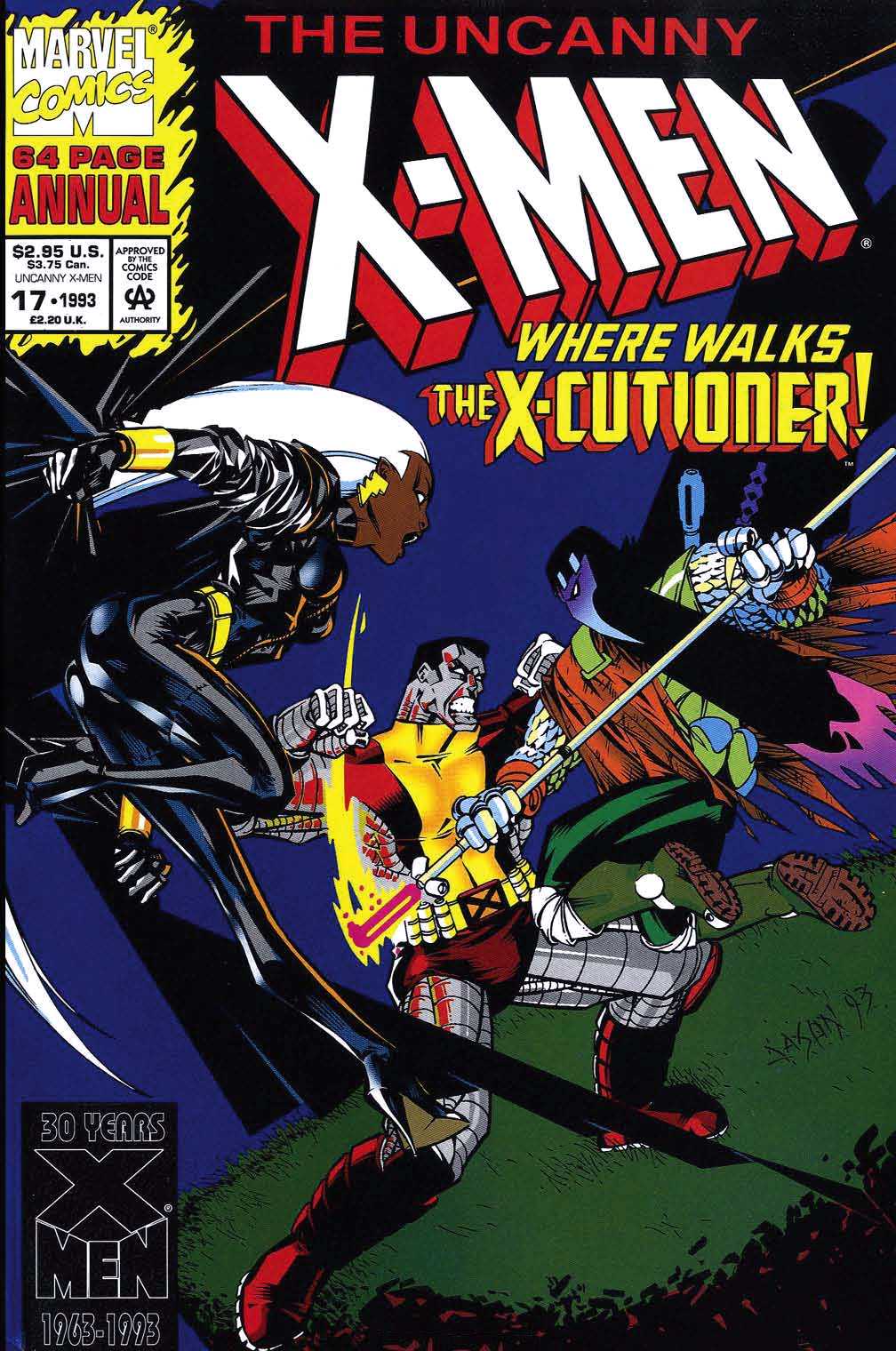 Details about   Uncanny X-Men #296 Comic Marvel Comics 1993  X-Cutioner's Song Part 9 