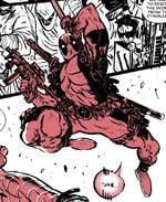 Deadpool and Cable fought cyninjas (Earth-TRN1707)