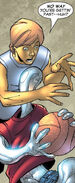 Playing basketball with Elixir From New X-Men (Vol. 2) #2