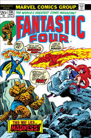 Fantastic Four #138 "Madness Is... the Miracle Man!" Release date: June 26, 1973 Cover date: September, 1973