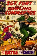 Sgt Fury and his Howling Commandos #55 "The Cry of Battle, the Kiss of Death" (June, 1968)