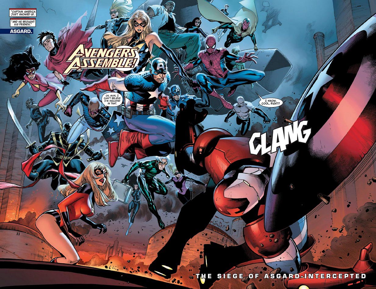 Avengers #22 Marvel Infinity Thor Captain America Iron Man Imperial Guard VF+ 