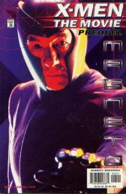 X-MEN THE MOVIE prequel MAGNETO #1 DF VARIANT coa MARVEL COMIC 2000 X-MEN THE MOVIE prequel MAGNETO #1 DF VARIANT coa MARVEL COMIC 2000
