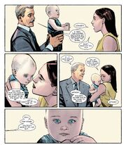 Howard Stark (Earth-616), Maria Stark (Earth-616) and Anthony Stark (Earth-616) from International Iron Man Vol 1 7 001