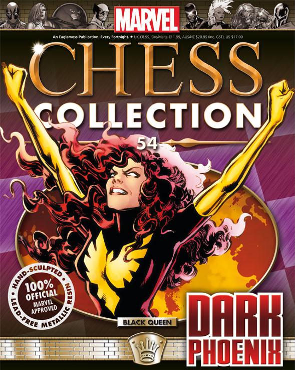 Блэк квин. Marvel Chess collection. Коллекция Marvel шахматы. 'Queen of Marvel'. Chess Супергерои.