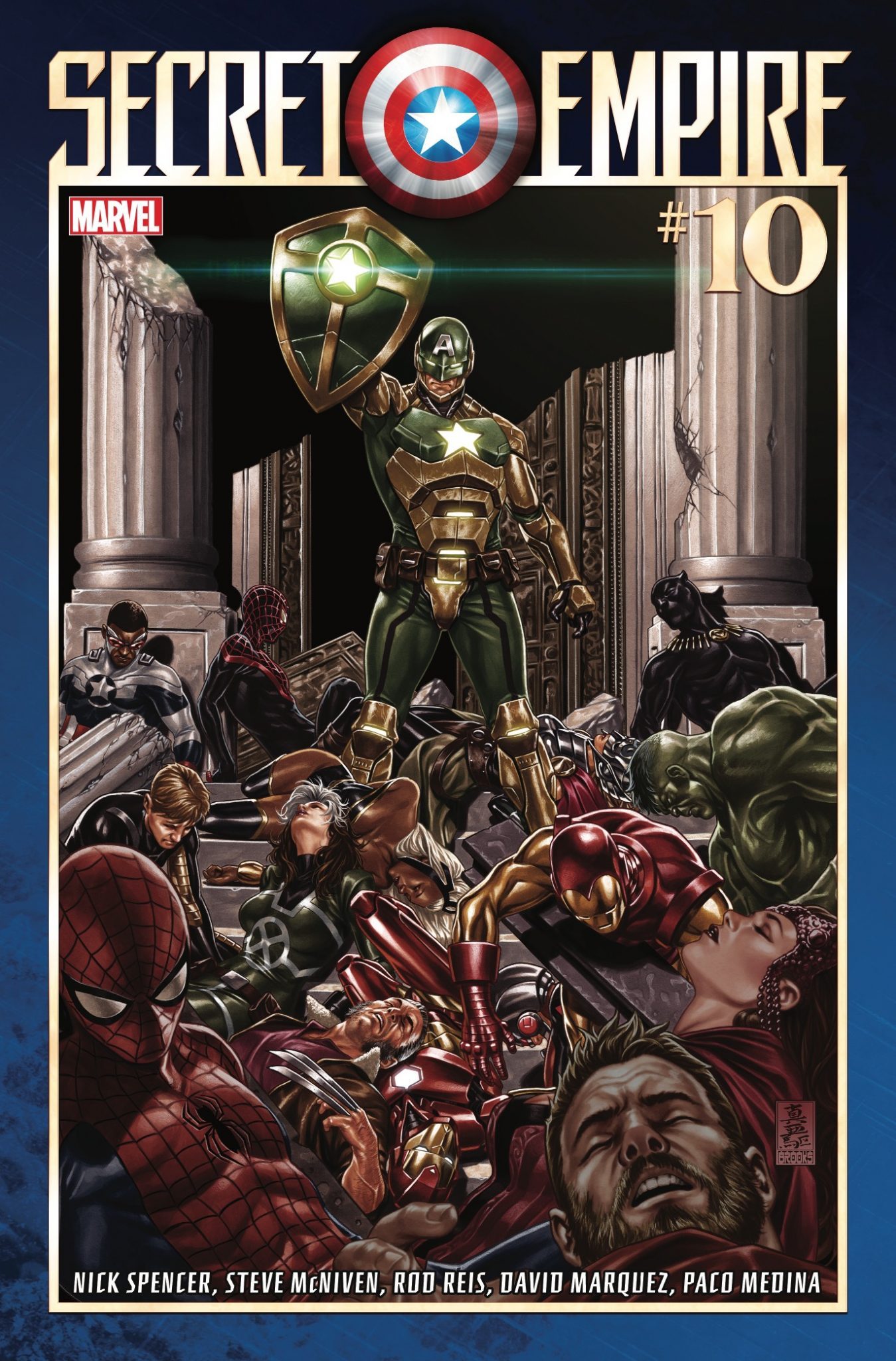 Secret Empire #1 J Scott Campbell 1:50 Connecting Variant Hydra Captain America