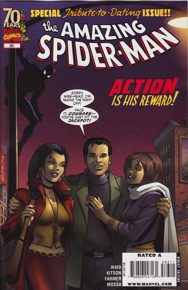 The Amazing Spider-Man #583 Barack Obama Variant 3rd Printing Flag Cover Comic 