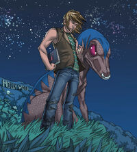 Chase Stein (Earth-616) and Old Lace (Earth-TRN846) from Runaways Vol 2 18 001