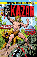 Ka-Zar (Vol. 2) #1 "Return to the Savage Land!" Release date: September 25, 1973 Cover date: January, 1974