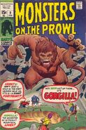 Monsters on the Prowl #9 "I Discovered Gorgilla! The Monster of Midnight Mountain!" (February, 1971)