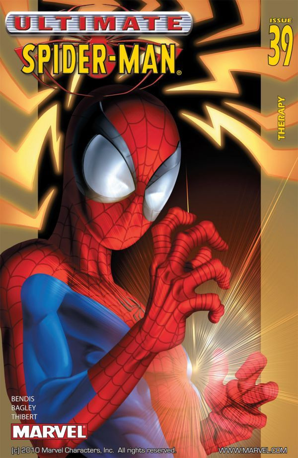 ultimate spiderman comic cover