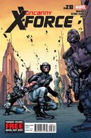 Uncanny X-Force #28 "Final Execution Chapter Four: Days of Preemptive Future" Release date: July 25, 2012 Cover date: September, 2012