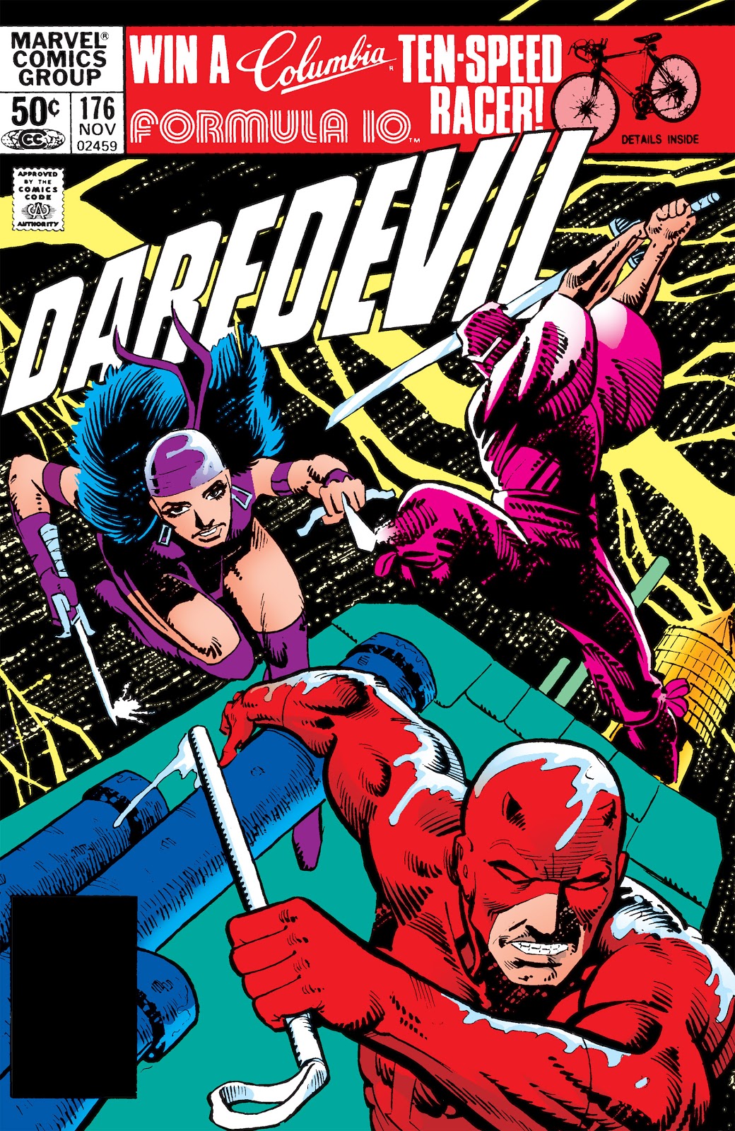 アメコミ　マーベル　Daredevil 169 1981 2nd Elektra Daredevil 169-171 Bundle 2nd appearance of Elektra Books are