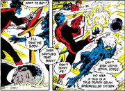 Kurt Wagner (Earth-616) and Rachel Summers (Earth-811) from Excalibur Vol 1 7 001