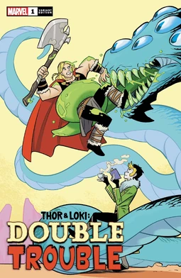 Thor & Loki Double Trouble Vol 1 1 Bustos Variant