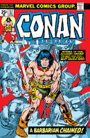 Conan the Barbarian #57 "Incident in Argos!" Release date: September 16, 1975 Cover date: December, 1975