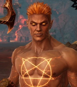 Daimon Hellstrom (Earth-TRN883) from Marvel Future Revolution 005