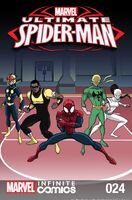 Ultimate Spider-Man Infinite Comic #24 "Rival Schools (Part 5): Fast Times at Brighton High" Cover date: November, 2015