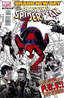 Amazing Spider-Man #564 "Threeway Collision!" Release date: July 2, 2008 Cover date: September, 2008