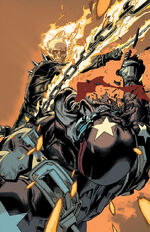 John Blaze (Earth-1610) and Francis Castle (Earth-1610) from Ultimate Avengers Vol 1 11 001