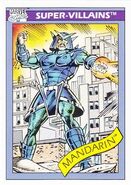 Mandarin (Earth-616) from Marvel Universe Cards Series I 0001