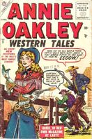 Annie Oakley #5 "Introducing the Champion Cowgirl of the West, Annie Oakley" Release date: February 16, 1955 Cover date: June, 1955