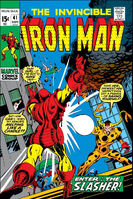 Iron Man #41 "The Claws of the Slasher" Cover date: September, 1971