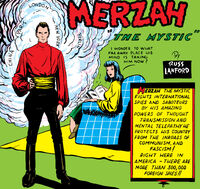 Merzah (Earth-616) and Diana Lanford (Earth-616) from Mystic Comics Vol 1 4 0001