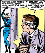 Susan Storm (Earth-616) and Reed Richards (Earth-616) from Fantastic Four Vol 1 3 0001