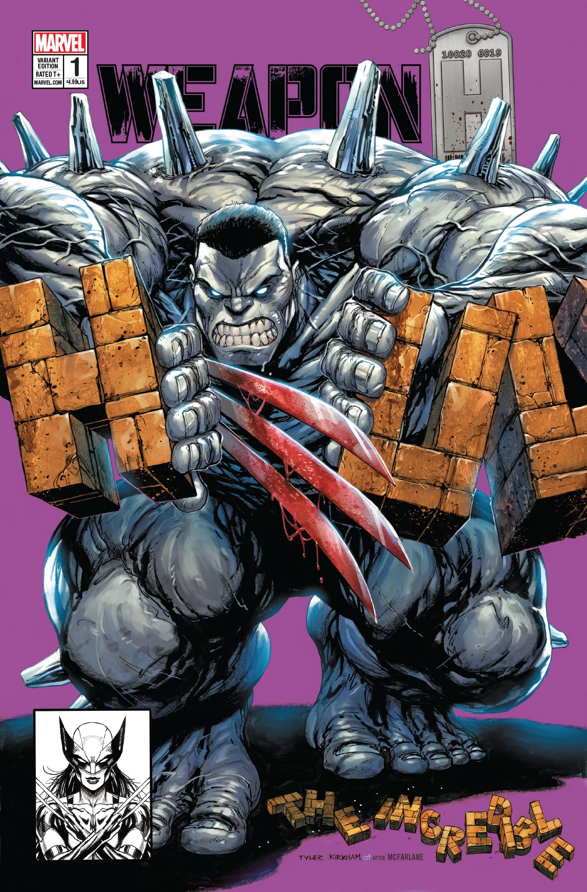 Клейтон кортес марвел. Халк росомаха гибрид. H марвел. Weapon 11 marvel comics. Weapon h.