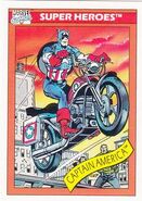 Captain America's Motercyle from Marvel Universe Cards Series I 0001