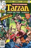 Tarzan #3 "The Altar of the Flaming God!" Release date: May 24, 1977 Cover date: August, 1977