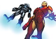 Iron Man and War Machine From Invincible Iron Man #600