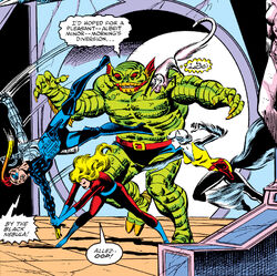 Carol Danvers (Earth-616) and Starjammers (Earth-616) from Uncanny X-Men Vol 1 158 001